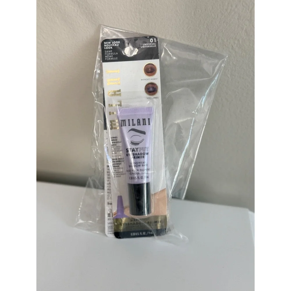 Milani Stay Put Eyeshadow Primer Women 0.3oz 01 Universal Nude 3pk NEW